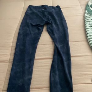 blue sky print lululemon leggings
